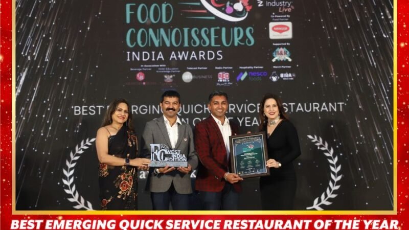 Award-Winning Ajay’s Takeaway Food Named Best Emerging QSR Chain at Food Connoisseurs India Awards