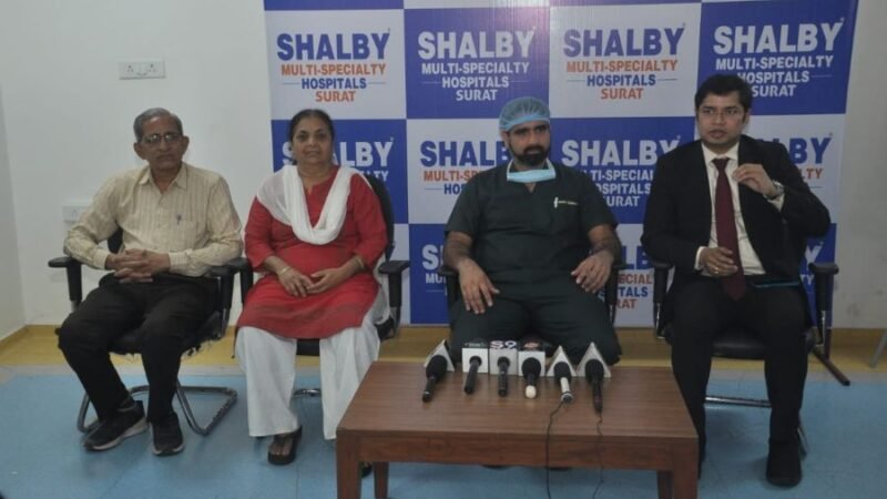 Shalby Hospitals Surat performs TUKSplasty – A New Type of Partial Knee Replacement Surgery with Vitamin E Poly for the First Time in South Gujarat