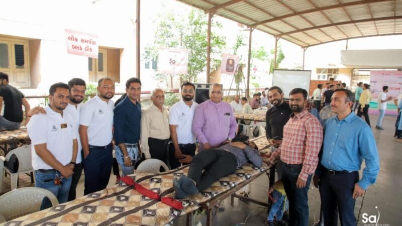 Sakhiya Skin Clinic and the Rotaract Club of Surat East  had organized the mega blood donation camp ‘Mahadan 8.0’ in Surat