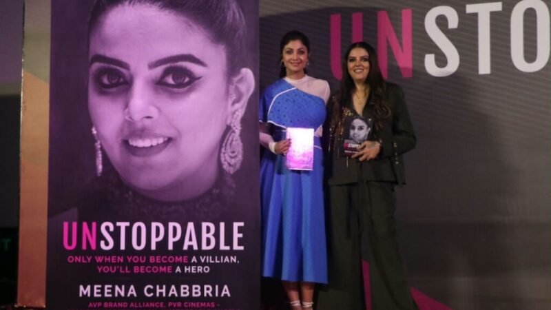 Shilpa Shetty Unveils Corporate Leader Meena Chabbria’s Book ‘Unstoppable’