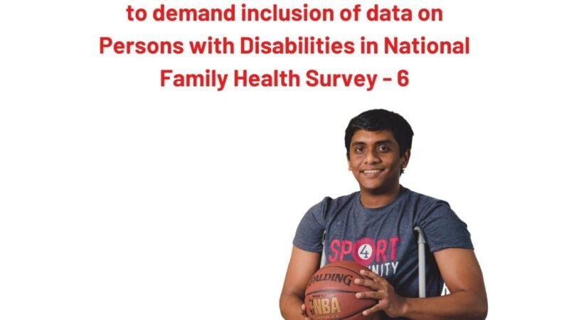 Paralympic Fencer Vibhas Sen and Jhatkaa.org come together for the inclusion of disability data in a national health survey