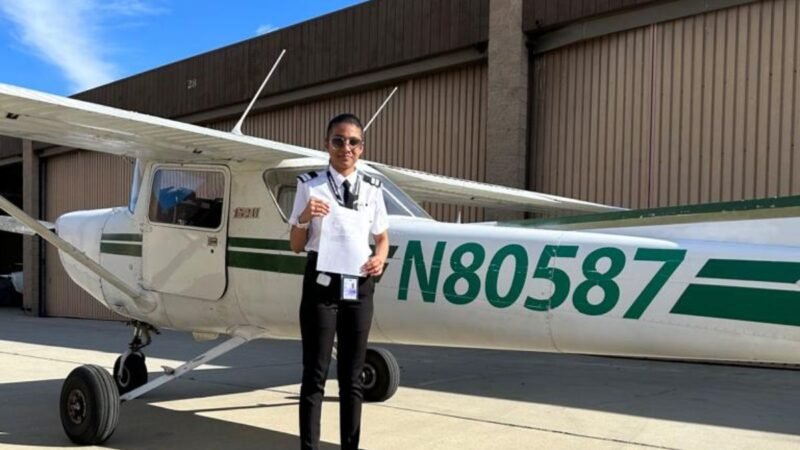 Mumbai Teen Anshika Aashish Mangal becomes Fastest Indian Female to Complete Commercial Pilot Training in USA