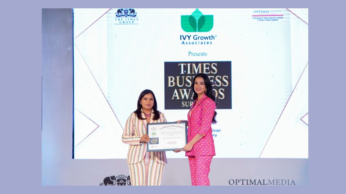 Sims Studio by Seema Kalavadia gets honoured with Times Business Awards 2023 as Most Popular Designer Label