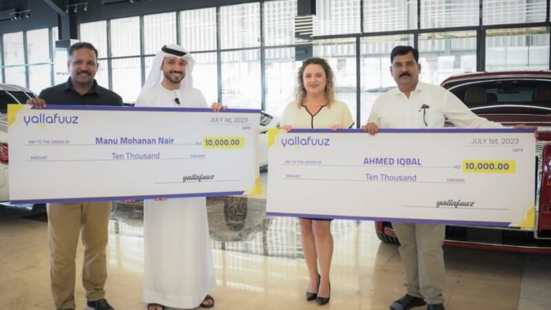 Dubai-based YallaFuuz Prize Draw Success: Two Indians Win Big on Global Initiatives