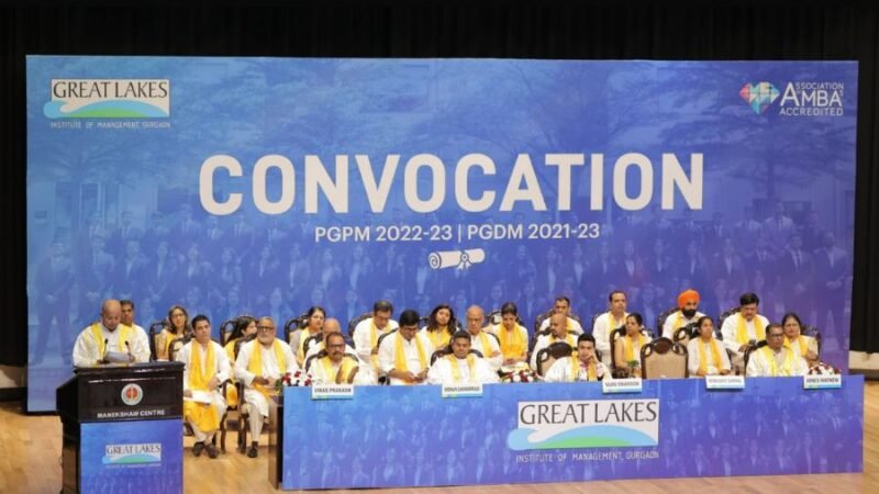 Great Lakes Gurgaon 12th Convocation presided by Mr. Vijay Chandok, Managing Director, ICICI Securities