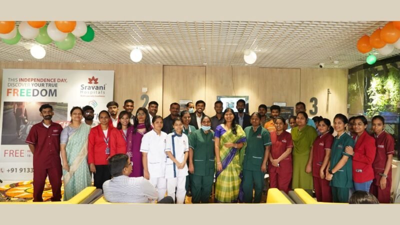 Srimati Sirisha Raghavendra Garu Joins FitFourFreedom Success Celebration at Sravani Hospitals