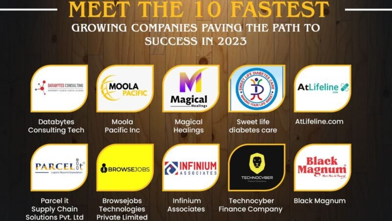 Meet the 10 Fastest Growing Companies Paving the Path to Success in 2023