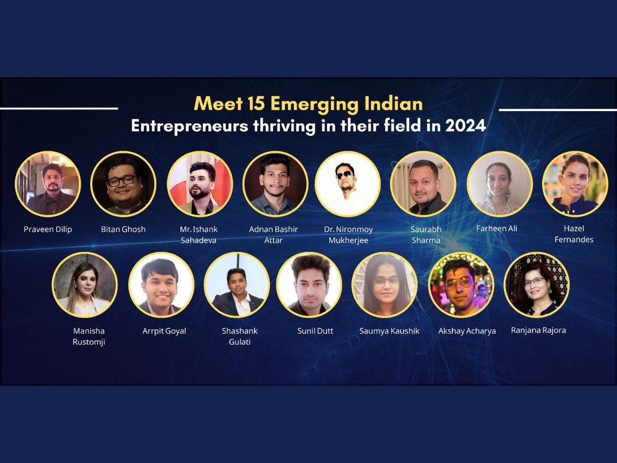 Meet 15 Emerging Indian Entrepreneurs thriving in their field in 2024