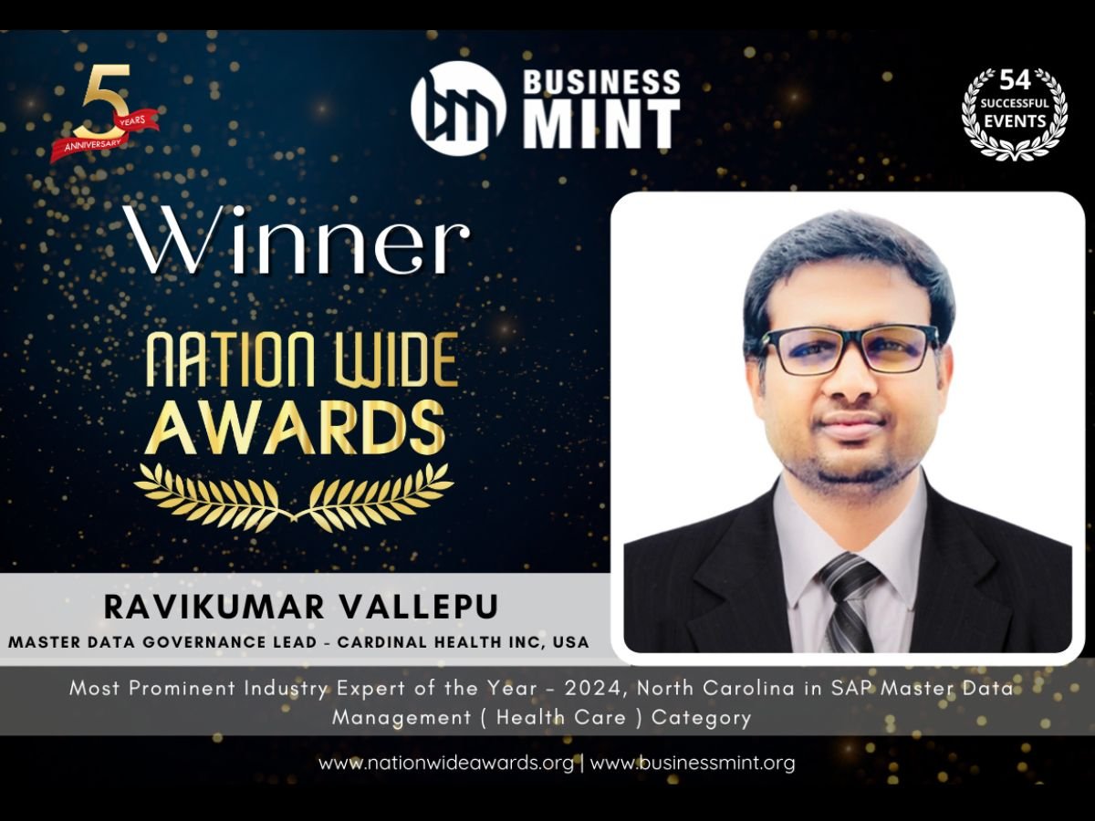 Ravikumar Vallepu’s Expertise in Master Data Management Boosts Organizational Outcomes Across Industries