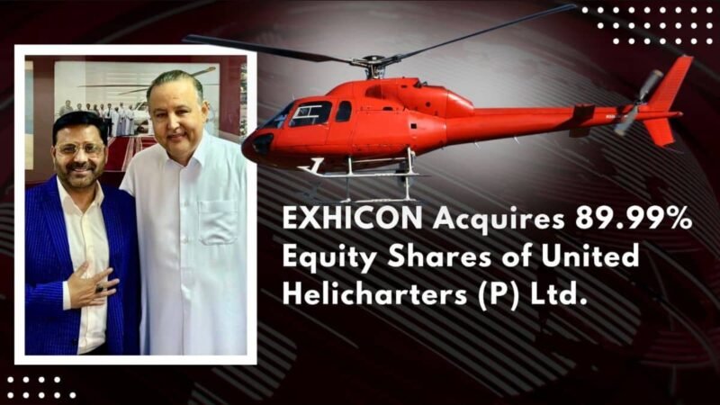 Exhicon Acquires 89.99 Percent of United Helicharters