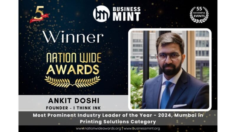 Revolutionizing Printing: Ankit Doshi’s Trailblazing Story