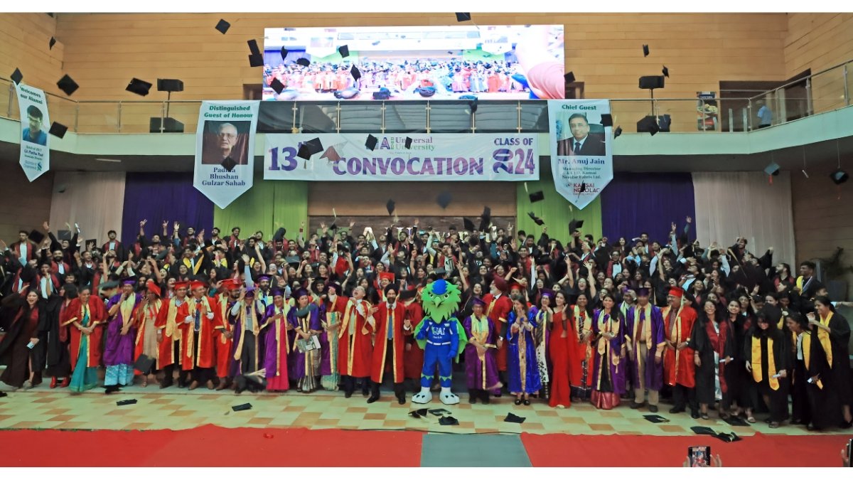 Universal AI University Unveils a New Mascot Hawk AI at its 13th Convocation Ceremony