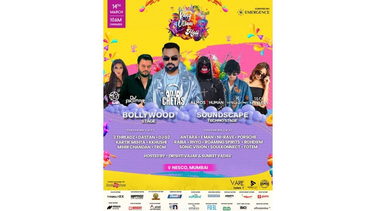 Emergence Presents Rang Utsaav 2025 – India’s No.1 Holi Event