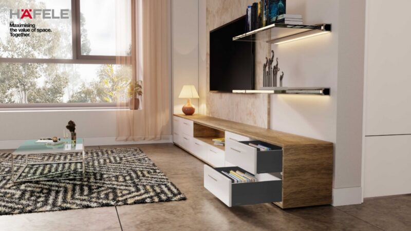 Hafele’s MatrixBox Slim Drawer Systems