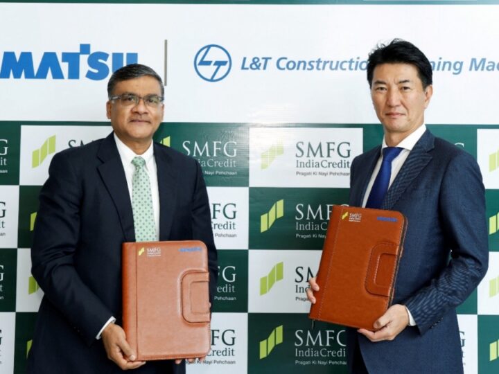 Komatsu and SMFG India Credit Co. Ltd. Launch Finance Scheme to Empower First-Time Machine Buyers and Small Fleet Owners
