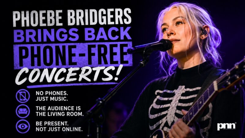 Phoebe Bridgers Wants Your Attention Back: Why Phone-Free Concerts Are Becoming Music’s Most Rebellious Trend