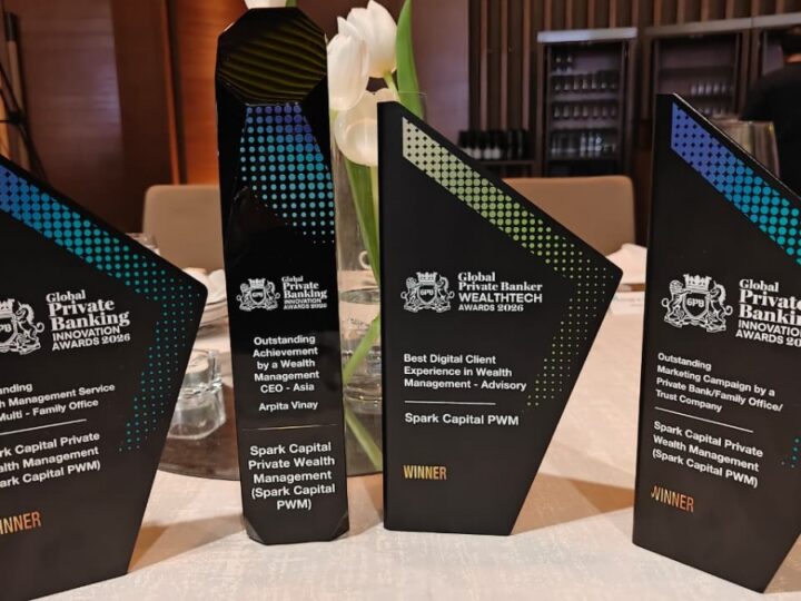 Spark Capital PWM Wins Three Global Private Banking Innovation Awards 2026; Arpita Vinay Named Asia’s Outstanding Wealth Management CEO