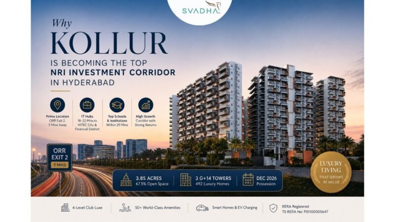 Why Kollur Is Becoming the Top NRI Investment Corridor in Hyderabad