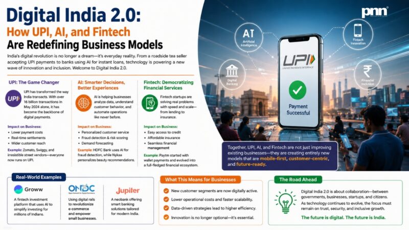 Digital India 2.0: How UPI, AI, and Fintech Are Redefining Business Models