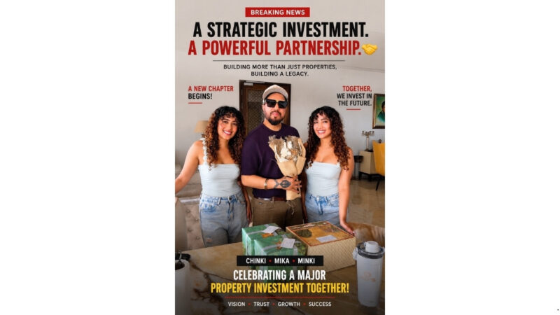 Mika Singh and Chinki Minki Announce a New Property Investment Together, Marking a New Chapter of Growth