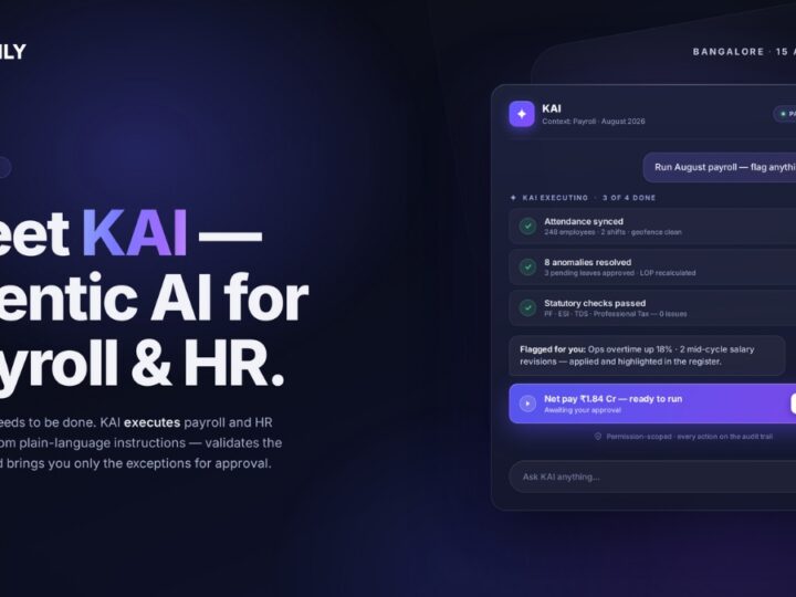 Kredily 3.0 Launches KAI, Agentic AI for Payroll and HR, and Expands into AI-Powered Managed Payroll Services
