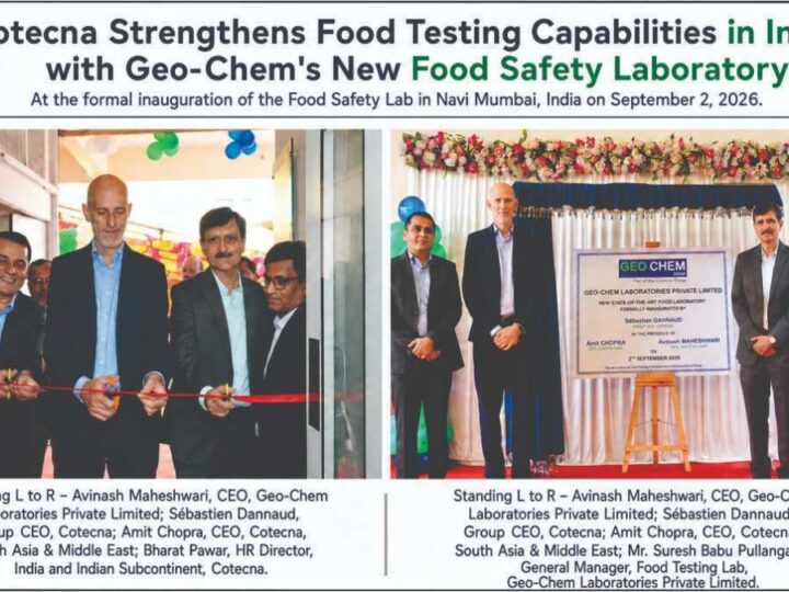 Cotecna Strengthens Food Testing Capabilities in India with Geo-Chem’s New Food Safety Laboratory in Navi Mumbai, India