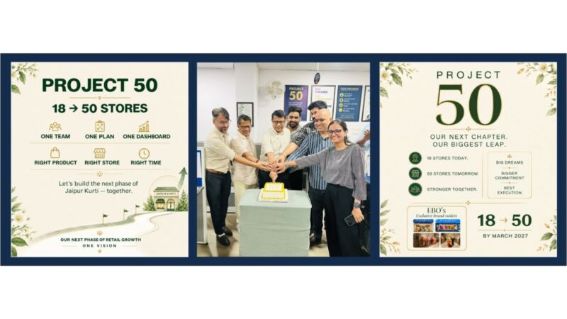 Project 50: Jaipur Kurti Targets 50 Retail Stores by March 2027