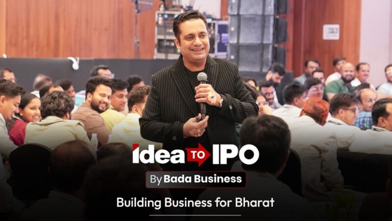 Dr Vivek Bindra’s Bada Business Launches ‘Idea to IPO’ to Strengthen IPO Readiness Among Indian SMEs