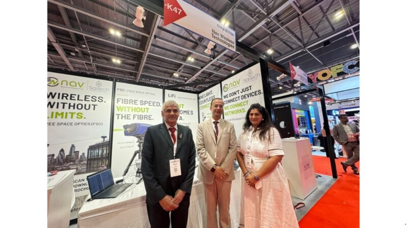 NavTech Showcases India-Developed Laser Based Communication Technology at Connected Britain 2026 in London
