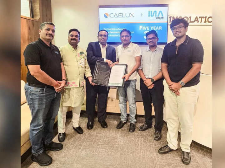 INA Solar Partners with US-Based Caelux in 3 GW Agreement; Targets 29% Module Efficiency by 2028