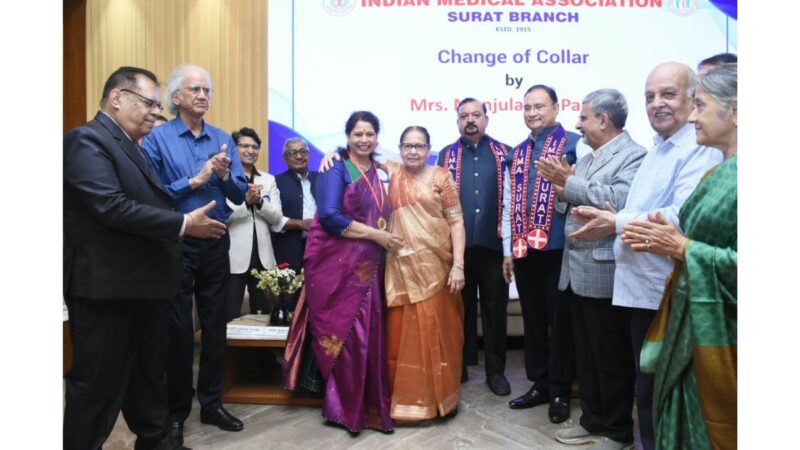 Dr. Dipti Patel Takes Oath as 111th President of IMA Surat