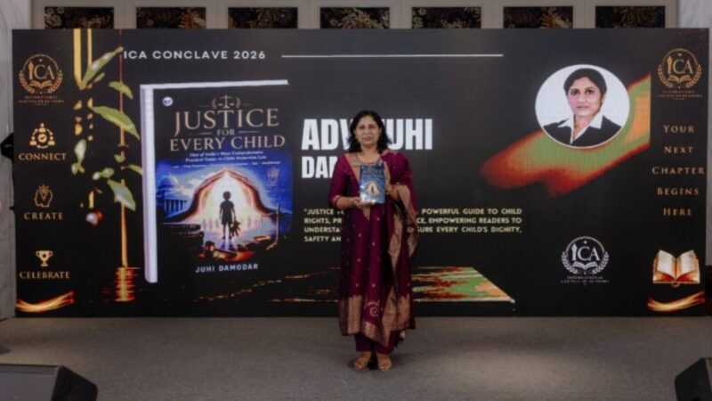 Adv. Juhi Damodar Launched ‘Justice for Every Child’ to Bring Child Protection into Focus at ICA Conclave 2026