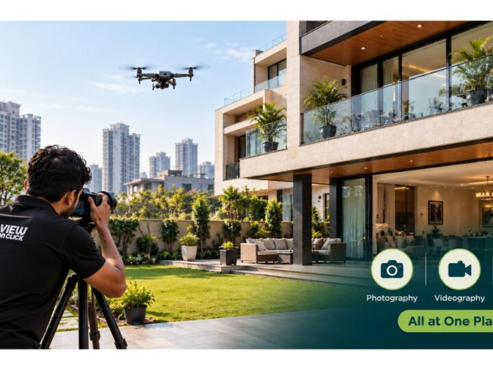Struggling to Showcase Your Property Professionally? View On Click Offers Photography, Videography and Drone Services Under One Roof in Noida and Delhi NCR