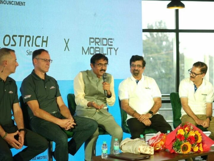 Ostrich mobility partners with global leader pride mobility to revolutionize assistive rehabilitation and expand indigenous excellence across india