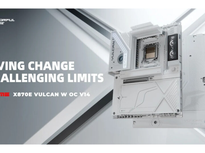 COLORFUL Launches the iGame X870E VULCAN W OC Motherboard