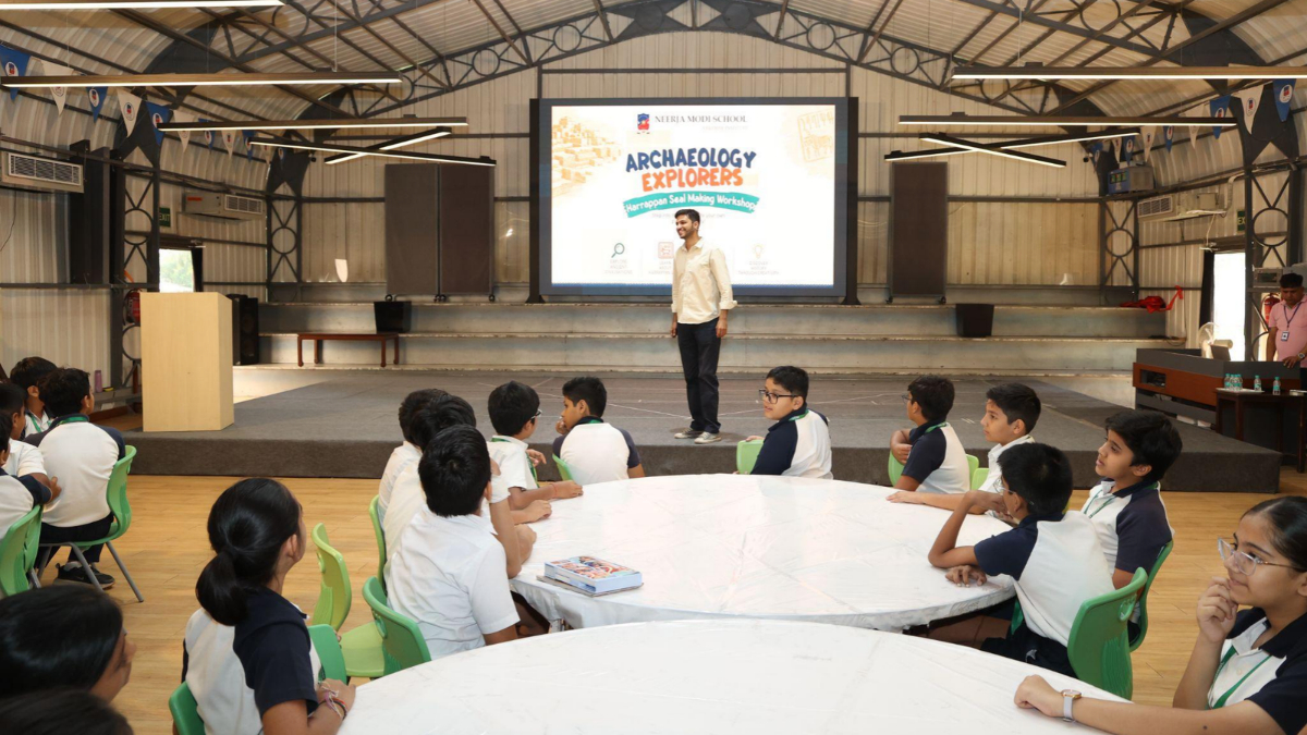 Neerja Modi School Students Explore Harappan Civilization Through Archaeology Workshop in Jaipur