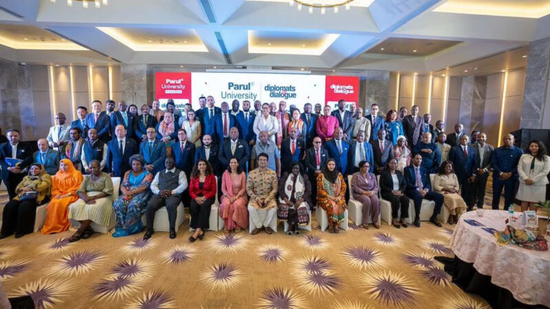 Parul University Fosters Global Collaboration Through Diplomats in Dialogue 3.0, While Celebrating Cultural Diversity at PU Navratri 2026