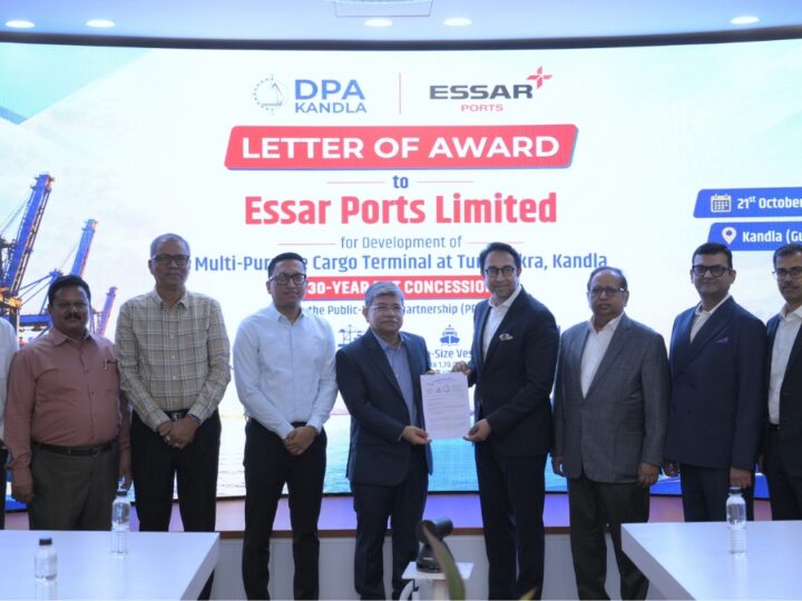 Deendayal Port Authority Awards Tuna Tekra Cargo Terminal Project to Essar Ports