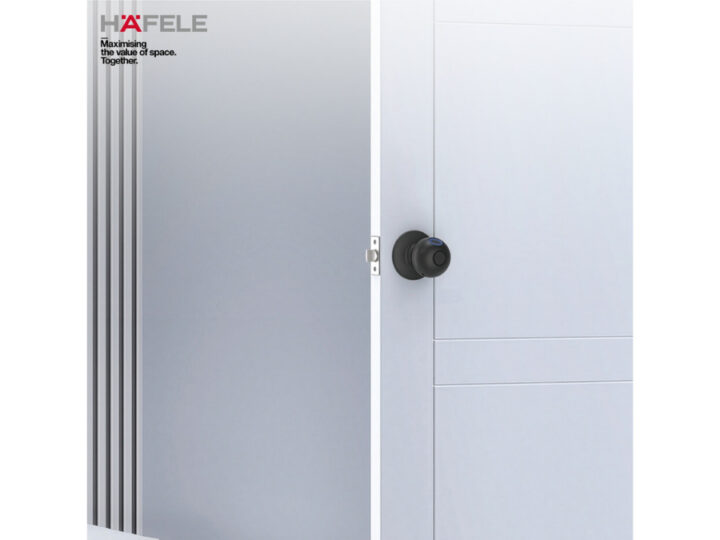 Hafele Stella Digital Knob Lock Combines Smart Technology with Minimalist Design
