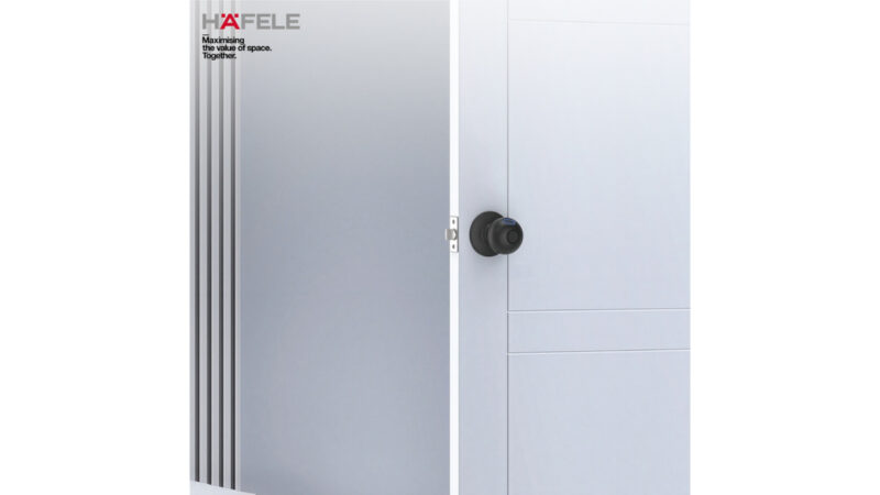 Hafele Stella Digital Knob Lock Combines Smart Technology with Minimalist Design